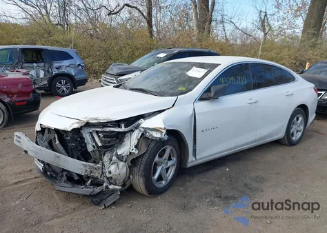 2016 Chevrolet Malibu Ls из США, поврежденный, VIN 1G1ZB5ST3GF354102